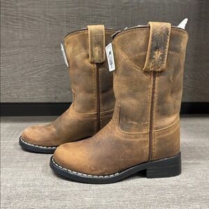 Youth Smoky Mountain Roper Western/Cowboy Boots (Brown) - Size 9.5